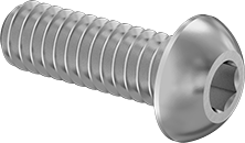 PROP SHOP HOBBIES 9... S.S. 2-56X3/8" BUTTON HEAD CAP SCREW..10PC