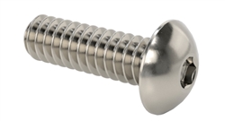 PROP SHOP HOBBIES 8... S.S. 4-40X3/8" BUTTON HEAD CAP SCREW..10PC