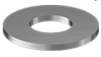 PROP SHOP HOBBIES 0... BLK-OXIDE #8 WASHER .172"X.375" 10PCS