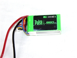 PULSE BATTERY ... LIPO 860MAH 3-CELL 11.1V 35C