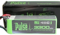 PULSE BATTERY ... LIPO 3300mah 22.2V 45C 6S