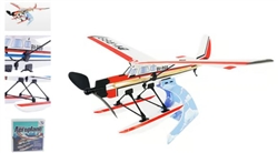 PLAY STEM ... AIRPLANE SCIENCE RUBBER BAND POWERED DHC-2 BEAVER SEAPLANE