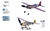 PLAY STEM ... AIRPLANE SCIENCE RUBBER BAND POWERED 3-IN-1 AIRPLANE SET