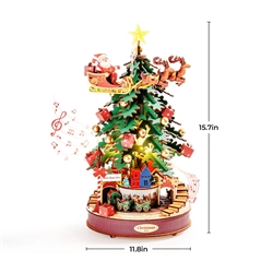 ROBOTIME ROLIFE ... CHRISTMAS MELODY TREE DIY