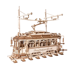 ROBOTIME ROLIFE ... CLASSIC CITY TRAM 3D WOODEN PUZZLE