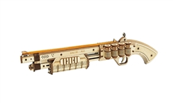 ROBOTIME ROLIFE ... TERMINATOR M870 WOOD LASER MODEL