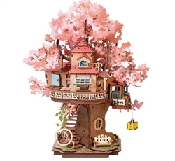 ROBOTIME ROLIFE ... SAKURA TREE HOUSE DIY WOODEN
