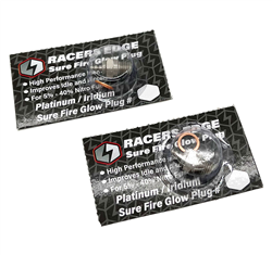 RACERS EDGE ... #3 HOT GLOW PLUG 2-PACK SURE FIRE