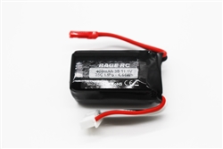 RAGE RC ... 3S 11.1V 400mAh LiPo with JST  plug; P-51D BL