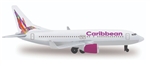 REAL TOY ... CARIBBEAN AIRLINES B737 (5" WINGSPAN) (DIE CAST)