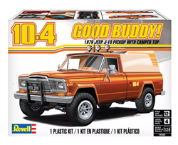 REVELL ... 1979 JEEP J10 PICKUP TRUCK W/CAMPER TOP 1/24