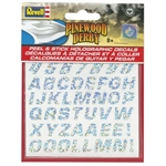 REVELL Y9446... PEEL & STICK HOLOGRAPHIC DECAL NUMBERS/LETTERS BSA