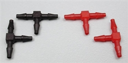 ROBART ... TUBING COUPLER "T" 1/16    (4)