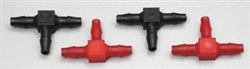 ROBART ... TUBING COUPLER "T" 1/8     (4)