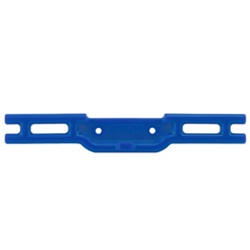 RPM CUSTOM ENG ... REAR BUMPERS, BLUE: 1/16 ERV