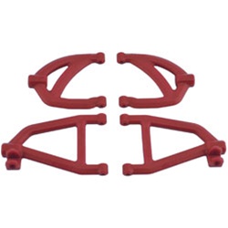 RPM CUSTOM ENG 80679... REAR A ARMS RED TRAXXAS 1/16
