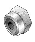 RTL FASTNER ... 6-32 NYLON INSERT LOCK NUTS..24PCS.