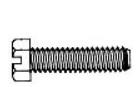 RTL FASTNER ... 1/4-20X3" NYLON SLOTTED HEX HEAD BOLTS.. 4 PCS