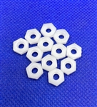 RTL FASTNER ... 1/4-20 NYLON HEX NUT...12PCS