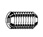 RTL FASTNER ... SOCKET SET SCREW 4-40X1/8 ....12 PCS.