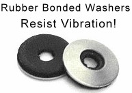 RTL FASTNER ... #4 Bonded Washer SS 24pcs for #2 and 2-56 and #4-40 for Cowl