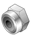 RTL FASTNER ... M2.5 NYLON INSERT LOCK NUTS....12 PCS