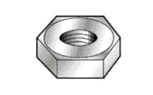 RTL FASTNER ... 8-32 STAINLESS HEX NUTS..12PCS.