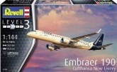 REVELL GERMANY ... EMBRAER 190 LUFTHANSA PASSENGER AIRLINER 1/144