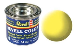 REVELL GERMANY ... 14ML ENAMEL YELLOW MATTE TINLETS .47OZ