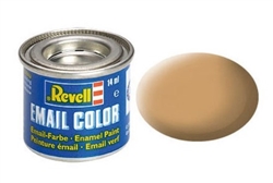 REVELL GERMANY ... 14ML ENAMEL AFRICA-BROWN MATTE TINLETS  .47OZ