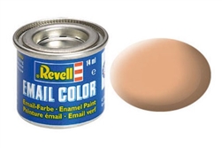 REVELL GERMANY ... 14ML ENAMEL FLESH MAT TINLETS   .47OZ