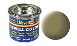 REVELL GERMANY ... 14ML ENAMEL OLIVE YELLOW MATTE TINLETS  .47OZ