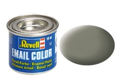 REVELL GERMANY ... 14ML ENAMEL LIGHT OLIVE MATTE TINLETS .47OZ