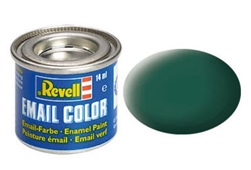 REVELL GERMANY ... 14ML ENAMEL SEA GREEN MATTE TINLETS  .47OZ