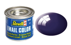 REVELL GERMANY ... 14ML ENAMEL NIGHT BLUE GLOSS TINLETS  .47OZ