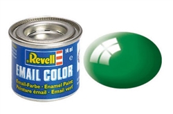 REVELL GERMANY ... 14ML ENAMEL EMERALD GREEN GLOSS TINLETS  .47OZ