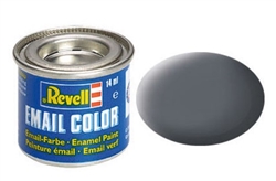 REVELL GERMANY ... 14ML ENAMEL USAF GUNSHIP-GREY MATTE TINLETS  .47OZ