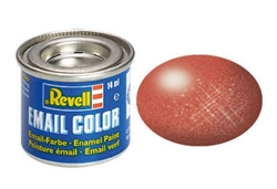 REVELL GERMANY ... 14ML ENAMEL BRONZE METALLIC TINLETS  .47OZ