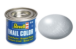 REVELL GERMANY ... 14ML ENAMEL ALUMINUM METALLIC TINLETS  .47OZ