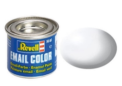 REVELL GERMANY ... 14ML ENAMEL WHITE SILK TINLETS  .47OZ