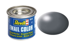 REVELL GERMANY ... 14ML ENAMEL DARK GREY SILK TINLETS  .47OZ