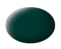 REVELL GERMANY ... 18ML BOTTLE ACRYLIC BLACK-GREEN MATTE