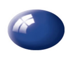 REVELL GERMANY ... 18ML BOTTLE ACRYLIC ULTRAMARINE-BLUE GLOSS