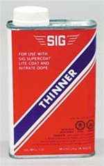 SIG ... THINNER              32oz. CAN