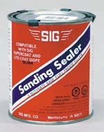 SIG ... SANDING SEALER SIG 8 oz. CAN