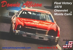 SALVINOS JR MODELS ... MONTE CARLO 1978 DONNIE ALLISON'S FINAL VICTORY