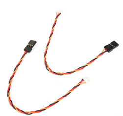 SPEKTRUM ... SKY REMOTE ID 6" SRXL2 JST TO MALE SERVO ADAPTER *2PCS