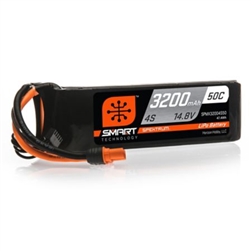 SPEKTRUM 0... LIPO  3200MAH 4S 14.8V 50C SMART BATTERY IC3