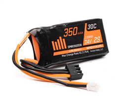 SPEKTRUM ... 350MAH 2S 7.4V LIPO W/ PH2.0 2PIN POWER CONNECTOR