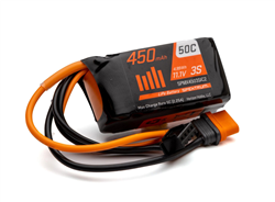 SPEKTRUM 2... 450MAH 3S 11.1V 50C LIPO BATTERY IC2